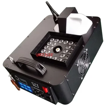 24PCS 4in1 de LED RGBW de 1500W Remoto Controle DMX512 Vertical de Nevoeiro Máquina de Fumaça