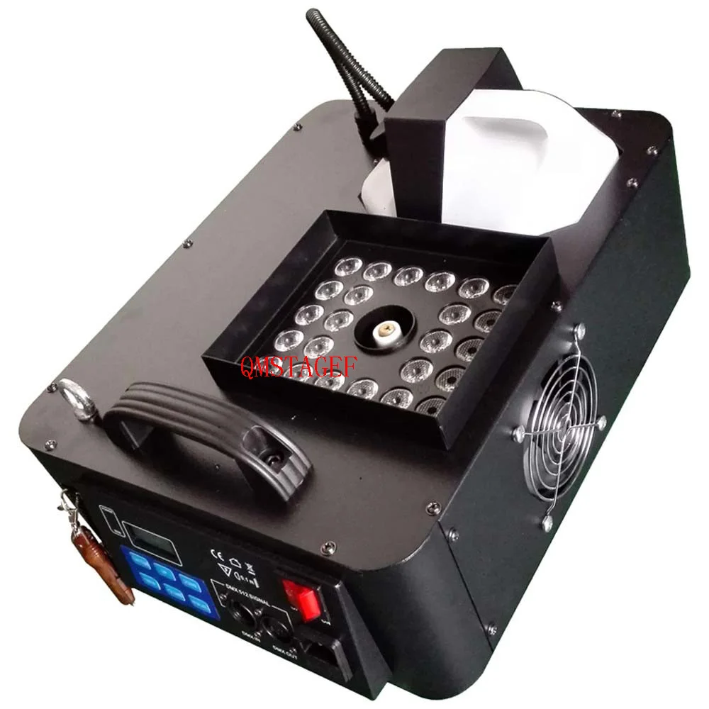 24PCS 4in1 de LED RGBW de 1500W Remoto Controle DMX512 Vertical de Nevoeiro Máquina de Fumaça . ' - ' . 0