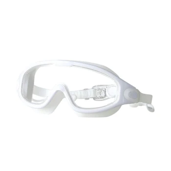 Óculos de natação máscara de Mergulho Natação Óculos Com fones de ouvido HD Anti-fog Óculos Grande Quadro Adequado para qualquer formato de rosto