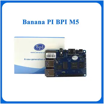 Banana PI BPI M5 4GB LPDDR4 Nova Geração Computador de Placa Única de Amlogic S905X3 Projeto Open-source Odroid C4 Raspberry Pi 4