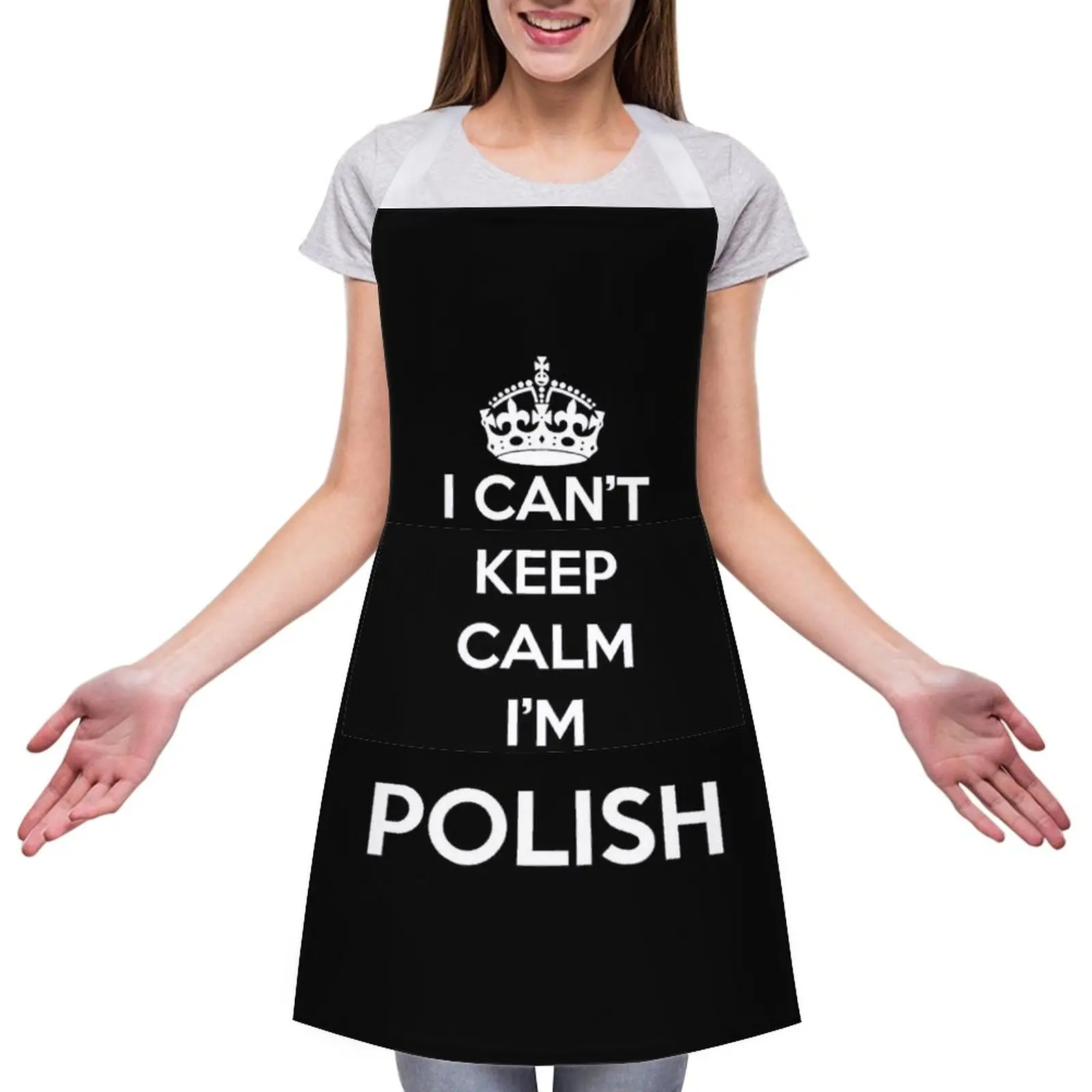 Eu não Posso Manter a Calma eu sou polaco Avental Personalizável Avental Mulher . ' - ' . 2