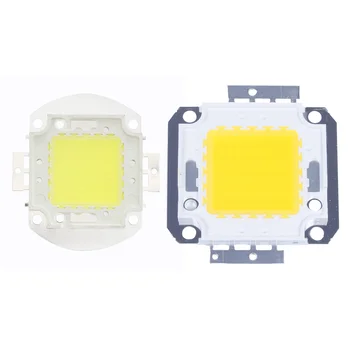 2 peças de Alta Potência LED Indicador de Alimentação do Chip de Luz de Bulbo do DIODO emissor de Luz da Lâmpada de Chip de 100W & 50W