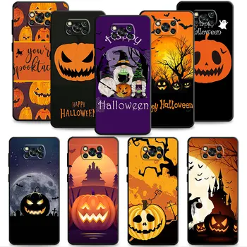 Halloween Punpkin Caso De Telefone Xiaomi Poco X3 NFC X4pro M3 F1 F5 Pro 13 12 11 Lite Pro 12X 11T 10T 9T Nota 10