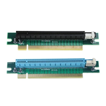 PCIE de 90 Graus para a Direita PciE PciExpress 16X Extender Protetor de Placa de Adaptador para Servidor de 1U Acessórios do Chassi