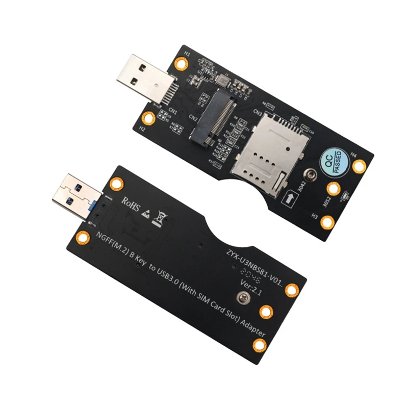 NGFF M. 2 Chave B do USB 3.0 Adaptador de Placa de Expansão Com Slot Para Cartão WWAN/LTE, 3G/4G/5G do Módulo de Apoio 3042/3052 M. 2 SSD . ' - ' . 4