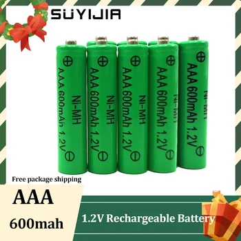 Bateria recarregável 600mah AAA, 1,2 V HIM de Aminoácidos Farol com Pilhas Substituíveis Lanterna de LED de Brinquedo de Controle Remoto