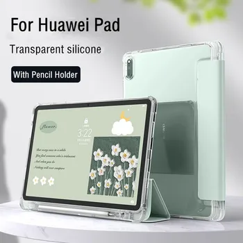 Para Tablet Huawei Honor Pad 8 12inch V8 Pro 6 7 V6 Caso com porta-Lápis para Matepad 11 2023 Pro 11 10.8 SE 10.4 T10S Tampa