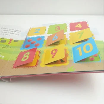 customizd design Crianças flaps de bordo de impressão do livro de levantar uma ponta do conselho livro para crianças de livros para crianças, elevador