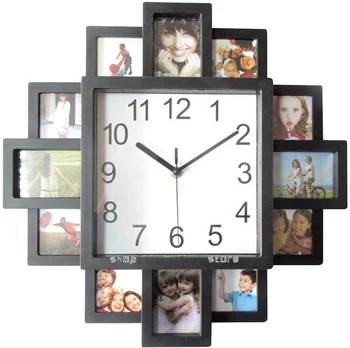 2020 Novo Grande Relógio de Parede, Quadro da Foto de Design Moderno 3d Relógios de Sala, Decoração de Casa de Exibição de Imagem Criar o Dia dos Namorados Presente