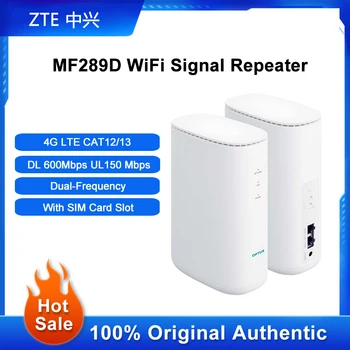ZTE Desbloqueado MF289D Repetidor de Sinal WiFi 4G LTE CAT12/13 Roteador DL 600Mbps UL150 Mbps Rede Amplificador Com Slot para Cartão SIM