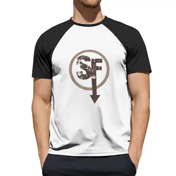 SF Sanidade Queda de Larry T-Shirt, de secagem rápida e t-shirt de secagem rápida camisa personalizada t-shirt mens vintage t-shirts