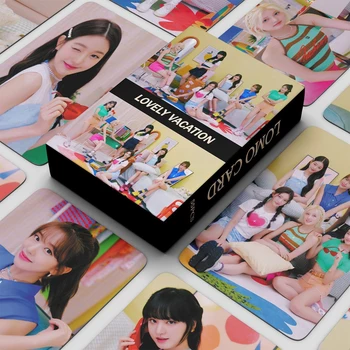 55pcs Kpop IVE Álbum Linda Vocação Novo Álbum Photocards Lomo Cartões Postais Ive Foto Cartões Postais Fãs de Presente