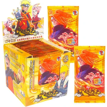 100Pcs Naruto Série de Cartão de Personagem de Anime Raras Flash SSR Cartão Deluxe Negociação Coleção de Cartão de Edição Brinquedos de Jogo Presentes de Crianças