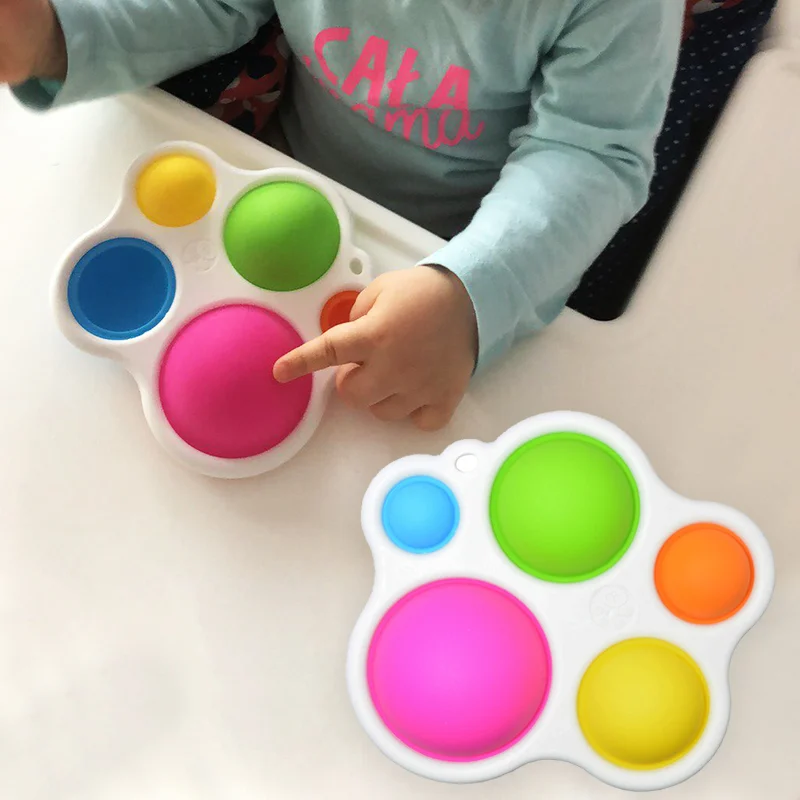 Infantil Bebê Brinquedos Montessori Exercício Do Conselho Chocalho De Quebra-Cabeça Colorido Inteligência Precoce, A Educação De Treinamento Intensivo Fidget Brinquedos . ' - ' . 1