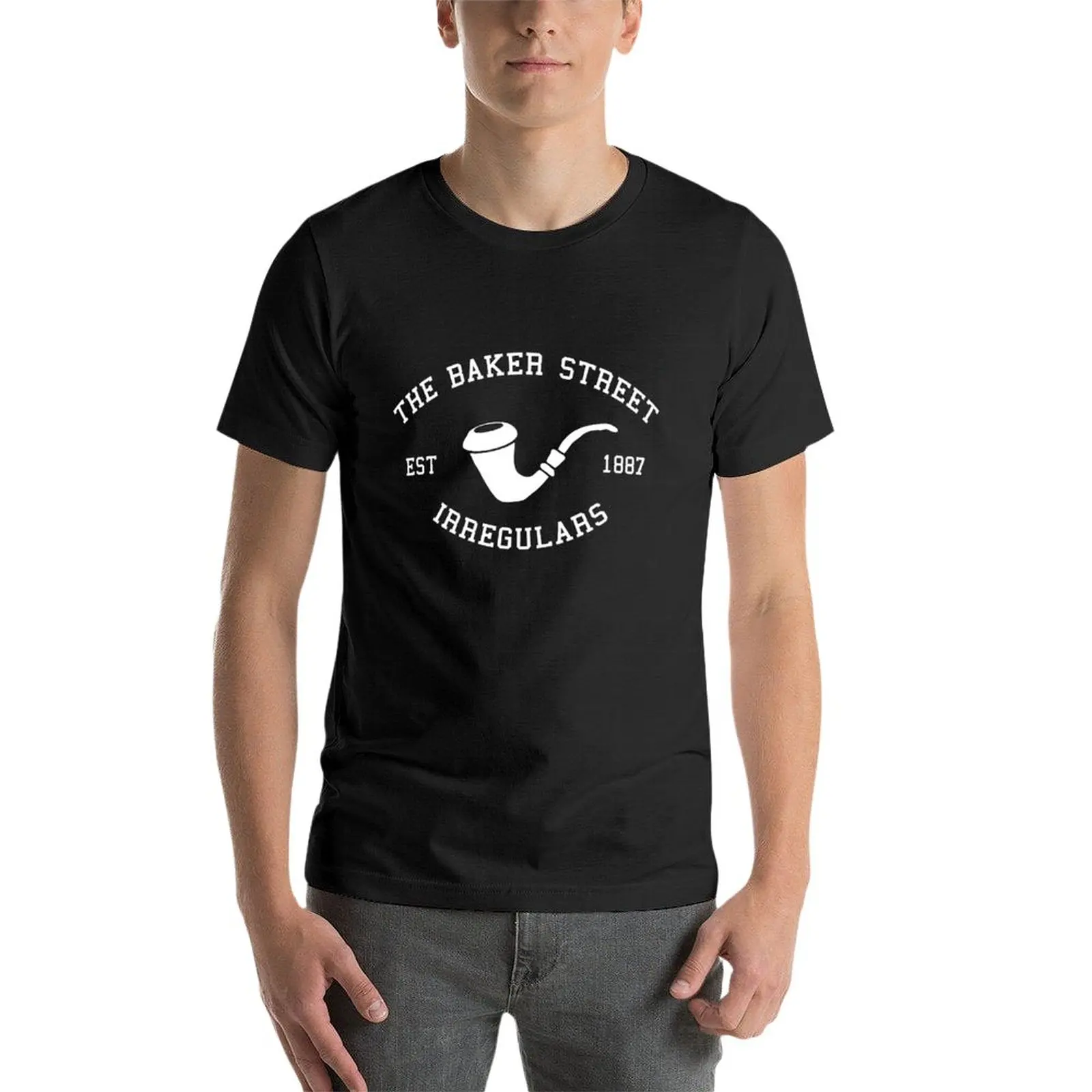 Novo A Baker Street Irregulares T-Shirt personalizada camiseta meninos branco t-shirts fã de esportes, t-shirts grandes e altos, t-shirts para os homens . ' - ' . 2