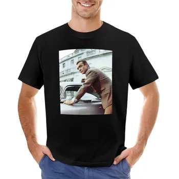 Sean Connery T-Shirt t-shirt personalizada animal print de camisa para os meninos de secagem rápida, t-shirt dos Homens t-shirt