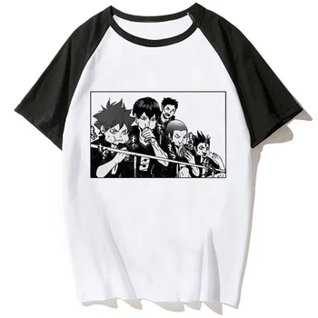 Haikyuu Voleibol Voleibol tshirt mulheres gráfico Y2K funny t-shirts femininas da década de 2000 anime comic roupas