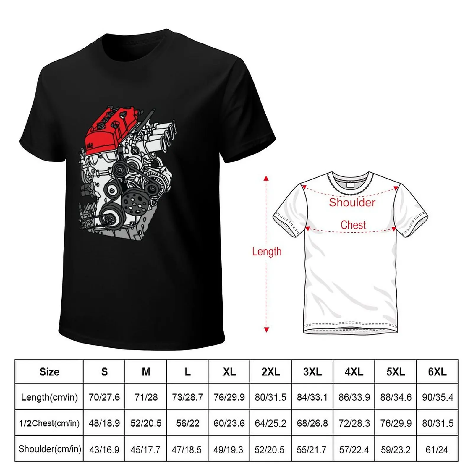Honda S2000 F20C Motor T-Shirt engraçada t-shirt personalizada t-shirts mens t-shirts . ' - ' . 1