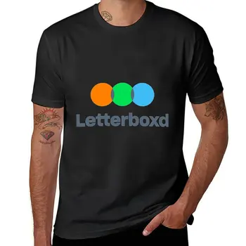Novo Letterboxd Adesivo T-Shirt personalizada, camisetas anime roupas vintage t-shirt mens t-shirt
