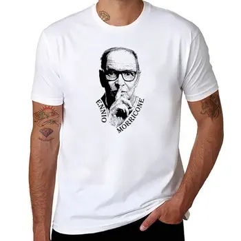 Novo Ennio Morricone - filme compositor de música do T-Shirt Curta t-shirt meninos t-shirts t-shirt masculina