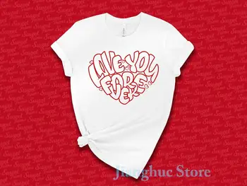 Te AMO para SEMPRE Camisa te Amo para Sempre de T-shirt do Dia de são Valentim Camisa de Amor Ganha Camisa de Amor a Camisa de Presente do Dia dos Namorados os Casais Presente