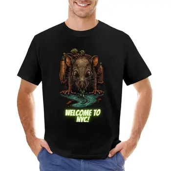 Mutated Rat boas-vindas À nova YORK! T-Shirt meninos animal print camisa de suor da camisa de mens gráfico t-shirts anime