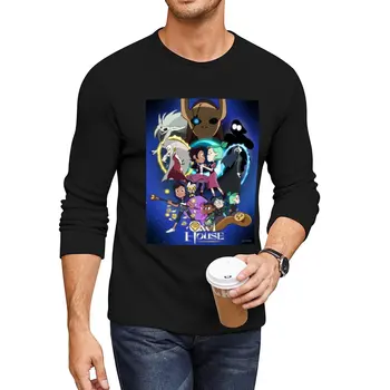 Novo a coruja cartaz casa de Longa T-Shirt fã de esportes camisetas oversized t-shirts equipado t-shirts para os homens
