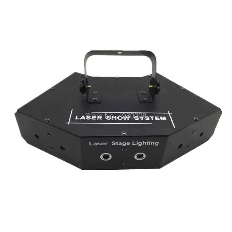 6 Lente RGB de Digitalização a Laser de Luz/ DMX512 Feixe de Linha de Varredura de Palco, Luzes, DJ de Dança de Barra de Casa de Festa Disco Laser Iluminação/ Sistema da Mostra do Laser . ' - ' . 2