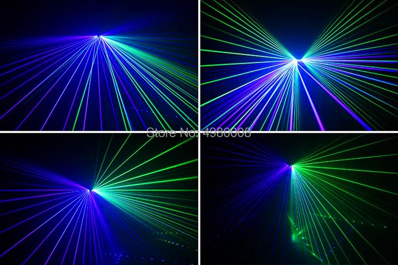 6 Lente RGB de Digitalização a Laser de Luz/ DMX512 Feixe de Linha de Varredura de Palco, Luzes, DJ de Dança de Barra de Casa de Festa Disco Laser Iluminação/ Sistema da Mostra do Laser . ' - ' . 5