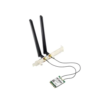 BCM94360NG Adaptador sem Fios M. 2 área de Trabalho Kit de Dupla Banda De 2,4 G/5G 802.11 AC Bluetooth 4.0 NGFF Wifi Cartão com o Conjunto Antena