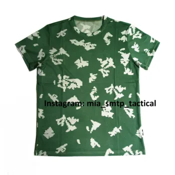 SMTP E717 exército russo de verão, camisa de emr camisa verde pequeno homem de camisa russo floral camisa respirável