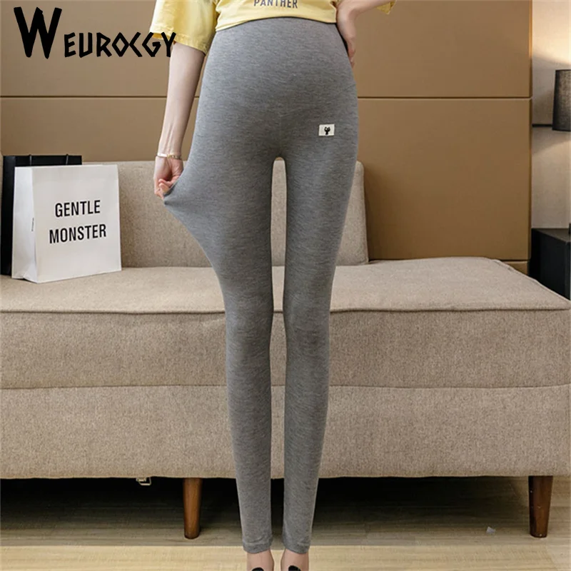 Grávidas, Mulheres de Calças de 2023 Verão Novo Estilo de Moda coreano Edição Versátil, Confortável Slim Fino Inferior Nove Centavos Calças Tendência . ' - ' . 0
