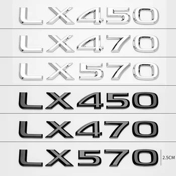 Carro ABS Etiqueta Traseira do Tronco Cauda Rótulo Emblema do Decalque do Número da Carta Emblema do Lexus LX470 GS450 GX460 GX470 NX300 ES260 IS350