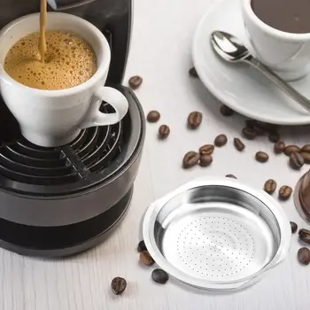 De Aço inoxidável, Filtro de Café Copo Reutilizável Cápsula para a Máquina de Café Senseo