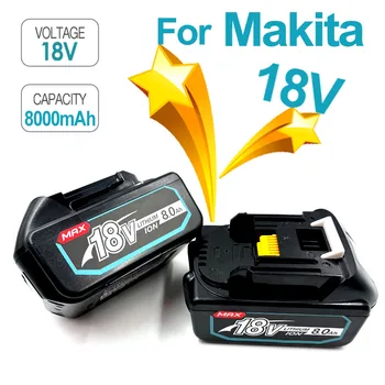 Para Makita 18V 8Ah Bateria de Lítio Recarregável,Para Makita 18V de Potência Ferramentas BL1860 BL1850B BL1850 BL1840 Bateria de Substituição
