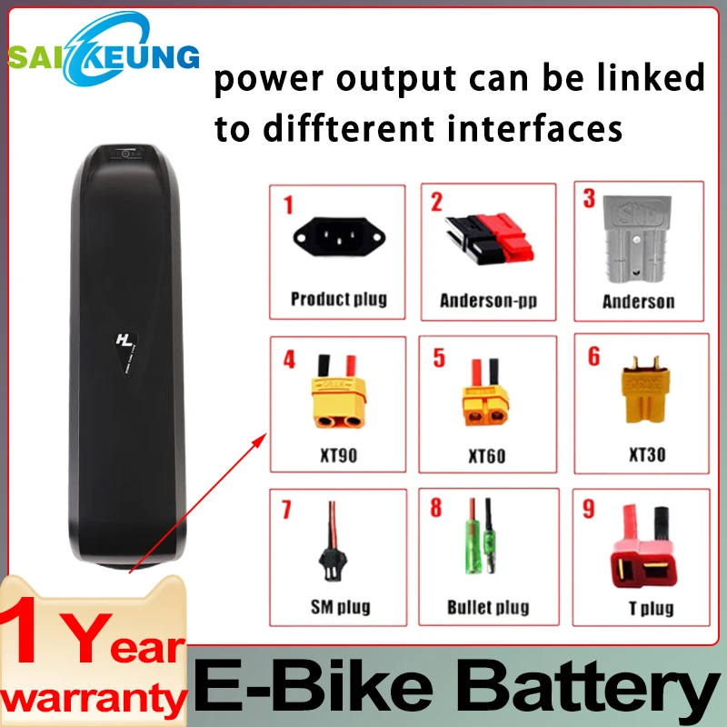 48V 30ah Hailong Elétricos a Bateria da Bicicleta Bateria De 17,5 Ah 20Ah 24Ah 30Ah 40Ah 50Ah 48V Bafang 1500V 2000W E moto-Kit de Conversão . ' - ' . 5