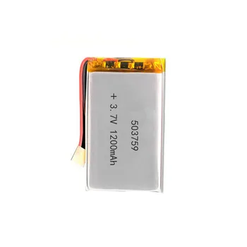 3,7 V 1200Mah 503759 do Li-Polímero da Bateria do Li Jst-Ph 2 pinos 2.0 Para a ALIMENTAÇÃO de BANCO de GPS MP3 MP4 CÂMERA INTELIGENTE ASSISTIR DVD de CARREGAMENTO de ENERGIA