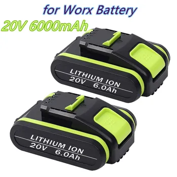 2022 Novo 20V 6000mAh Ferramentas eléctricas Recarregáveis Substituição da Bateria de Lítio para a Worx WA3551 WA3553 WX390 WX176 WX178 WX386 WX678