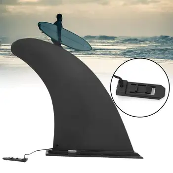 SUP Fin Prancha de Paddle Board Fivela Tipo de Barbatana de SUP Deslizando No Tipo de Navio Destacável Água Divisor de Cauda Leme Acessório de Surf