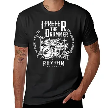 De novo, eu prefiro o baterista (branco) T-Shirt t-shirt de homem, fã de esportes, t-shirts t-shirts para os homens gráfico