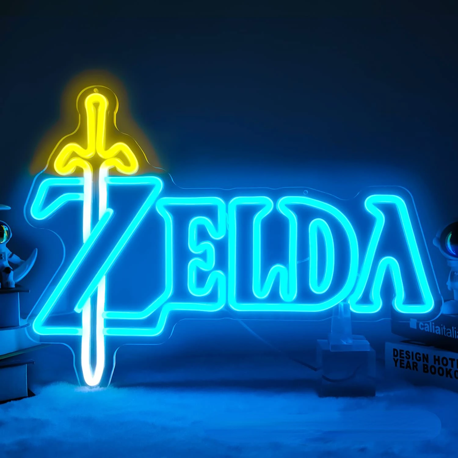 2023 Bíblia de Néon Luzes de Lâmpadas de LED para a Sala de Jogos Luminosa Lampara Criativo Lâmpada Legend of Zelda Modelagem de Decoração Maison Decoração . ' - ' . 0