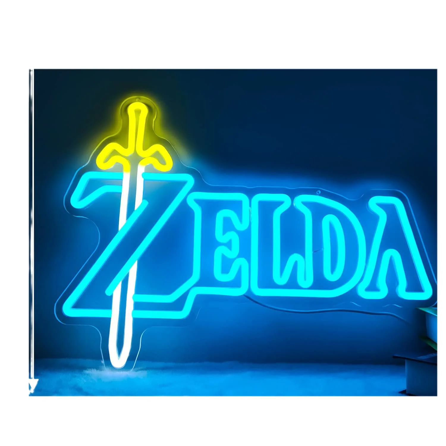 2023 Bíblia de Néon Luzes de Lâmpadas de LED para a Sala de Jogos Luminosa Lampara Criativo Lâmpada Legend of Zelda Modelagem de Decoração Maison Decoração . ' - ' . 4