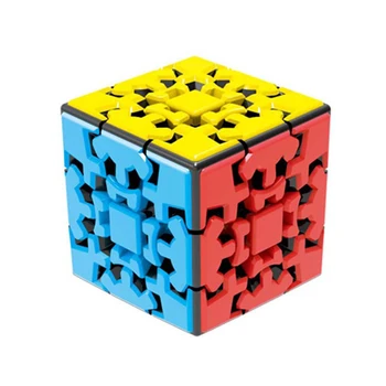 O mais novo Engrenagem Cubo Mágico 3x3x3 Mofangge de Engrenagens de Velocidade Pyramind Cilindro Esfera Profissional Cubo Mágico de Engrenagem Série de Quebra-cabeça Brinquedos