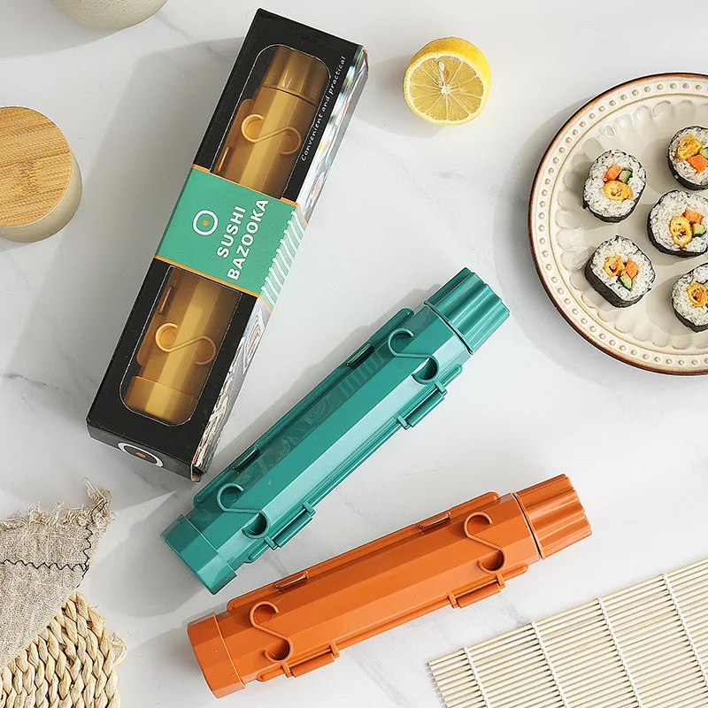 Criatividade Listrado Sushi De Moldes De Ferramentas Simplicidade Cozinha Doméstico Anexo Bazuca Alimentos Gadgets De Jantar, Bar De Sushi Gadgets . ' - ' . 1