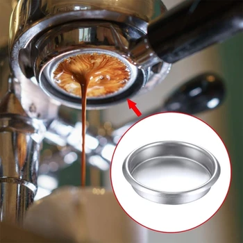 Café Máquina de café Grupo Cabeça de Nylon Escova de Limpeza e Café Sujeira Ferramenta de Limpeza com 58mm de Metal Blind Filtro Dropshipping