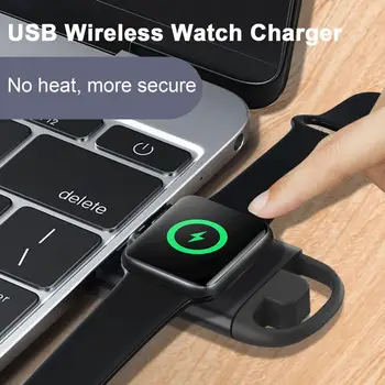 Baixo Consumo de Energia Portátil Conveniente Assistir USB Carregador sem Fios Segura Assistir Carregador sem Fios Cableless