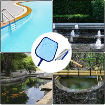 Filtro da piscina a rede de Malha Premium Piscina, rede de Malha Fina, Recuperador bastão Telescópico para Piscinas, Jardim, Banheiras de hidromassagem Eficiente Spa