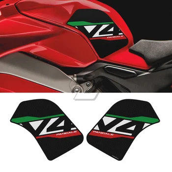 Moto Anti-slip do Lado do Tanque de Almofada de Proteção de Joelho Aperto de Tapete para a Ducati Panigale V4 V4S 1100 Corse SP 2018-2022
