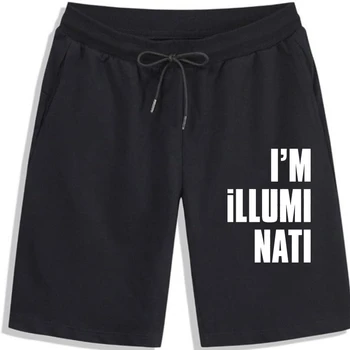 Skam Isak é que eu estou Illuminati Homens Negros Homens de Shorts shorts do verão do Algodão homens Shorts Para os Homens Fresco shorts homens Shorts Venda de Lette